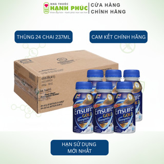  Thùng 24 chai sữa Ensure Gold 237ml phiên bản mới bổ sung dưỡng chất cho người lớn 