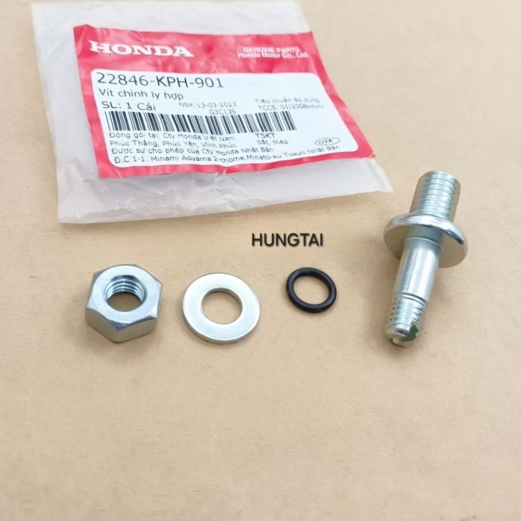 Bộ ốc chỉnh nồi côn ly hợp FUTURE 2, NEO, X, MẬP, WAVE 125... zin 22846-KPH-901