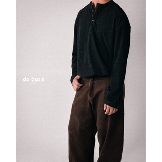  Áo Dài Tay 2 Cổ Cài Cúc " Henley Henley" - basé LONG SLEEVE 02 - de basé 