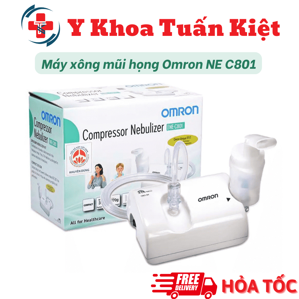 ✅ Máy xông mũi họng Omron NE C801