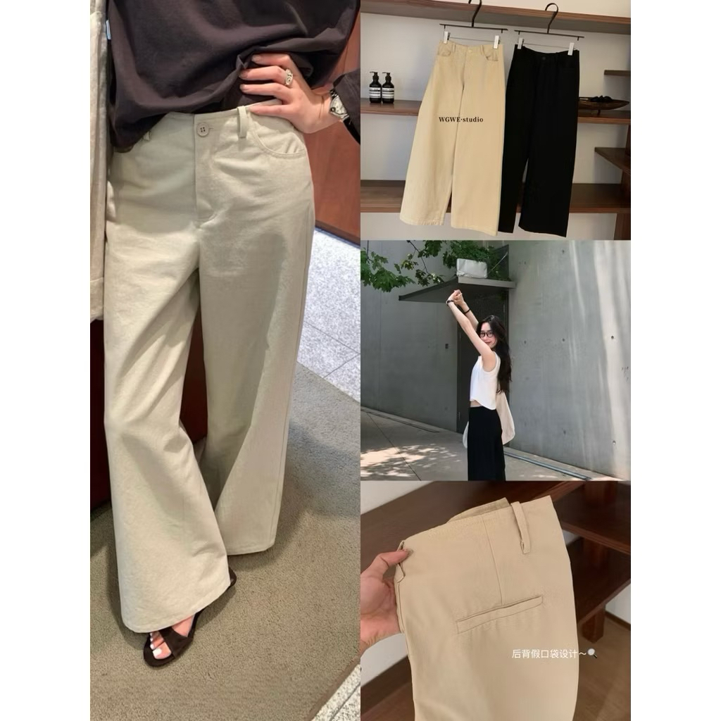 𝑮𝑨𝑽𝑨./𝘾𝙤́ 𝙎ẵ𝙣-𝙒𝙂𝙒𝙀/ W7169 QUẦN KAKI ỐNG SUÔNG HÃG WGWE SIU XINH HÓT TREND 2026 HÀNG ĐẸP QCCC.