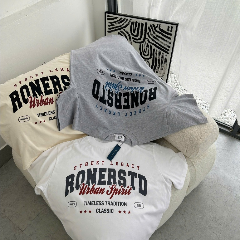 Áo thun BOXY Local Brand THE RONER "Spirit" 100% Cotton Form Rộng Nam Nữ Unisex | BigBuy360 - bigbuy360.vn