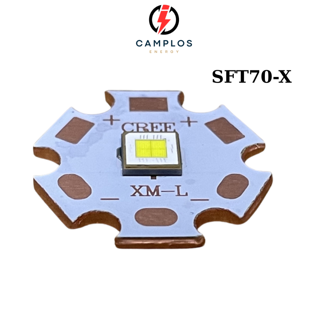 Đèn led công suất cao SFT70-X-F Luminus 6v 7A 42W 6500K kích thước 5050 dành cho đèn pin siêu sáng