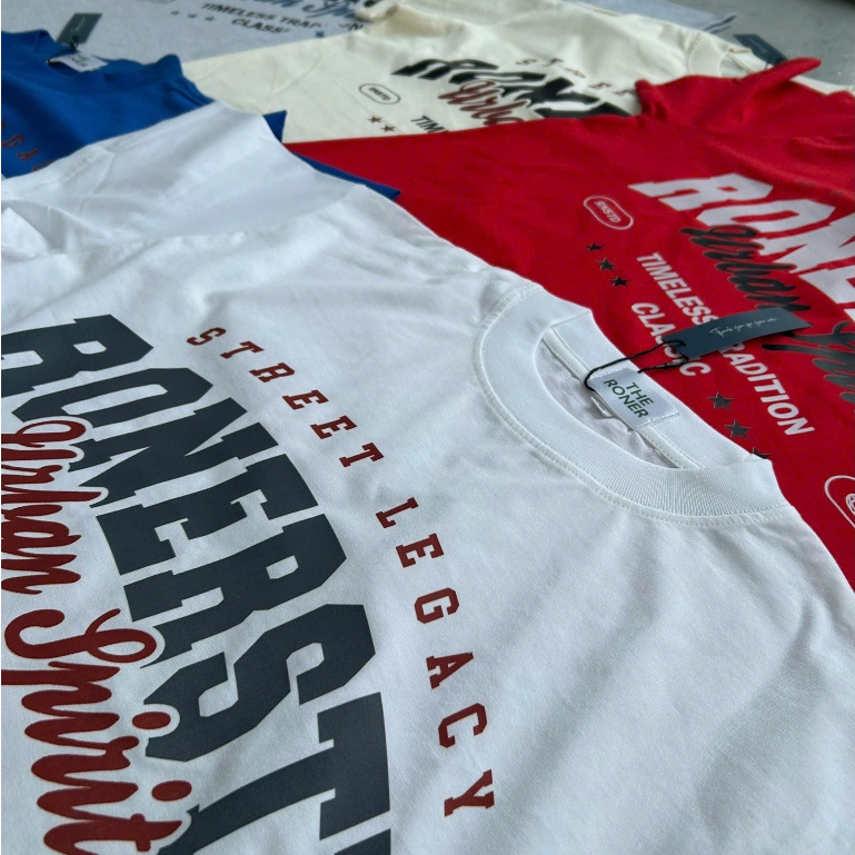 Áo thun BOXY Local Brand THE RONER "Spirit" 100% Cotton Form Rộng Nam Nữ Unisex | BigBuy360 - bigbuy360.vn