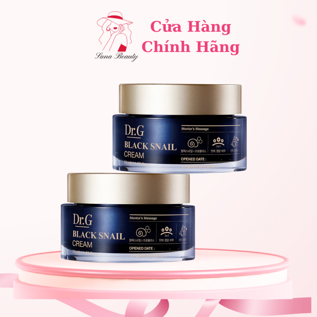 Kem Dưỡng Ngăn Lão Hóa DR.G Black Snail Cream