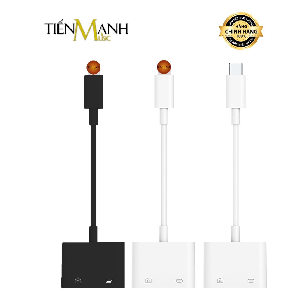 [Có Sạc, Trợ Nguồn] Dây Cáp OTG Kết Nối Micro Với Điện Thoại OTG200, OTG100 - USB Camera Adapter Mic