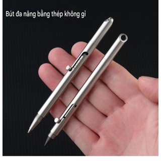 Bút chiến thuật lẫy bolt thép không gỉ kèm đầu thoát hiểm EDC M5