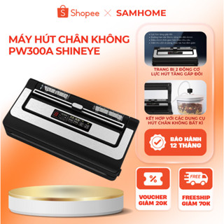 Máy Hút Chân Không PW300 ShineYe Hút Tự Động Không Kén Túi An Toàn & Tiện Lợi Dành Cho Hộ Kinh Doanh - Bảo Hành 12 Tháng