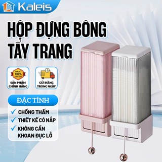  Kaleis Hộp Đựng Bông Tẩy Trang Treo Tường Tự Động Chống Thấm Nước Tiết Kiệm Không Gian Dễ Lắp Đặt 