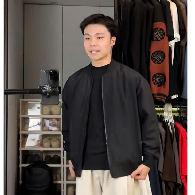 Áo Khoác Gió Bomber  Dù Hai Lớp Chống Nước Cản Gió Có Túi Trong Chống Tia Uv Menwear Jacket PN STORE  BOMBER01 | BigBuy360 - bigbuy360.vn