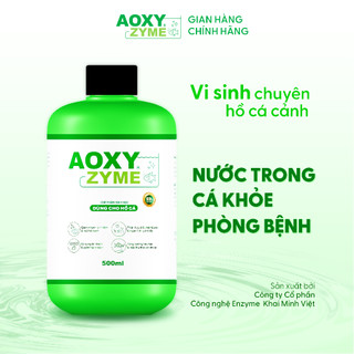  Vi Sinh Hồ Cá AoxyZyme - Xử Lý Nước Ức Chế Rêu Tảo Dùng Cho Cá Cảnh Và Bể Thủy Sinh 