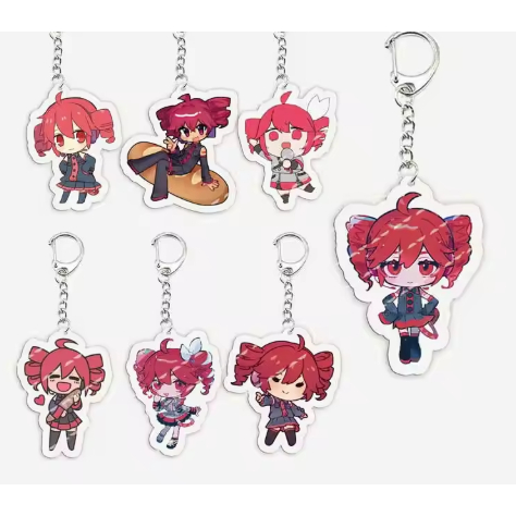 Móc khóa Kasane Teto – Phụ kiện túi, charm acrylic, quà tặng fan Nhật Bản