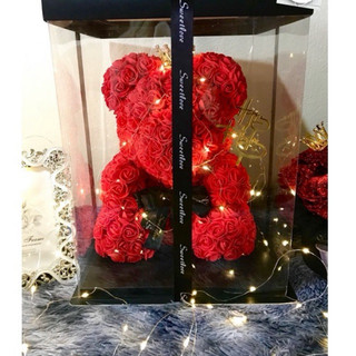 [ Quà Tặng ] Gấu Hoa 40cm Kèm Phụ Kiện