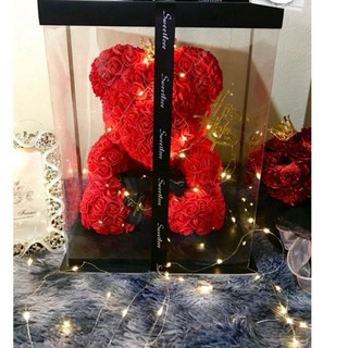 [ Quà Tặng ] Gấu Hoa 40cm Kèm Phụ Kiện