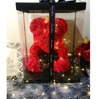 [ Quà Tặng ] Gấu Hoa 40cm Kèm Phụ Kiện