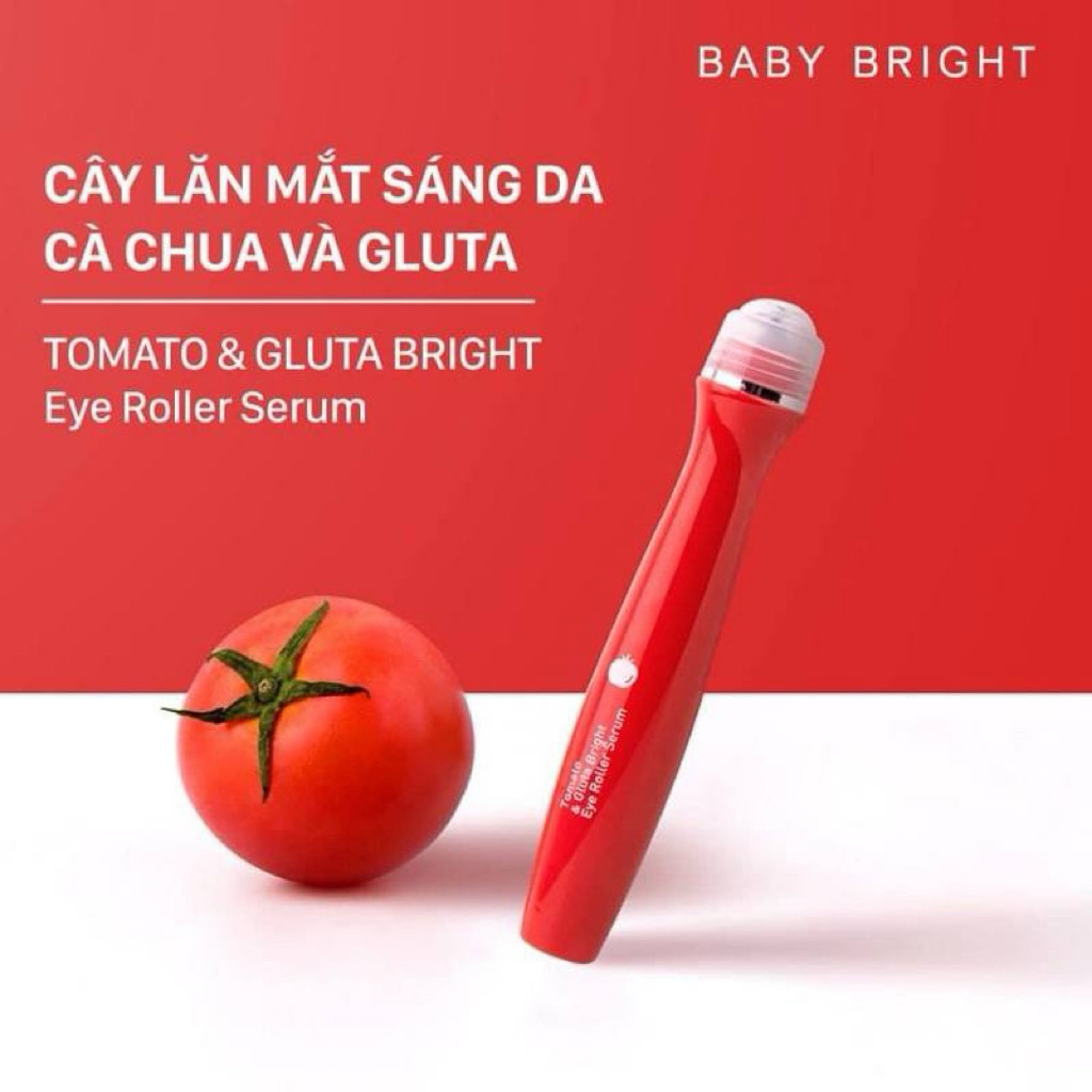 Cây lăn mắt Baby Bright Tomato & Gluta Bright