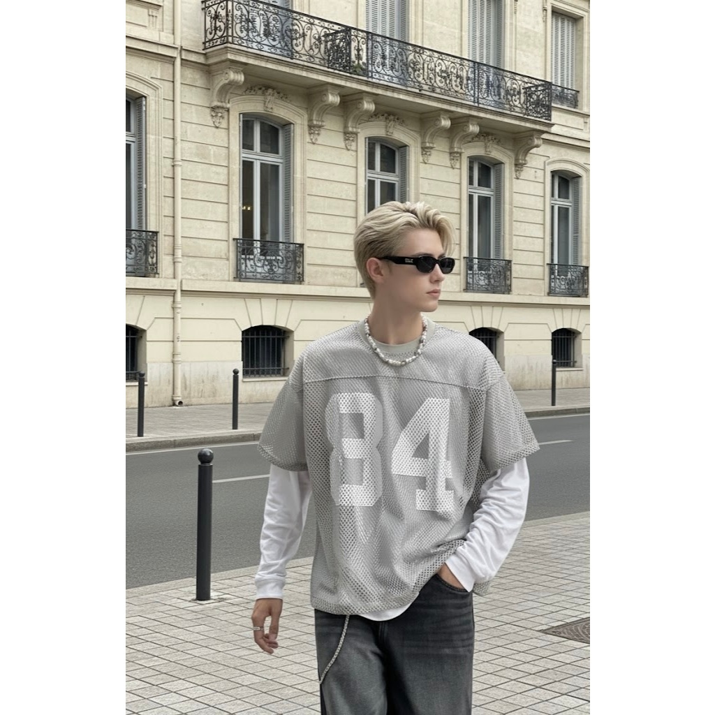 Áo Thun Lưới Nam Nữ The Bad God 84 Rising Form Boxy Áo Phông Unisex Local Brand | BigBuy360 - bigbuy360.vn