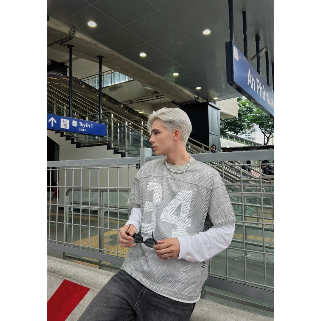 Áo Thun Lưới Nam Nữ The Bad God 84 Rising Form Boxy Áo Phông Unisex Local Brand | BigBuy360 - bigbuy360.vn