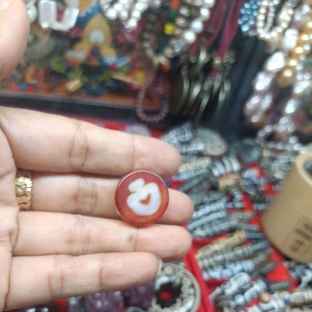 dzi đỏ bảo bình.