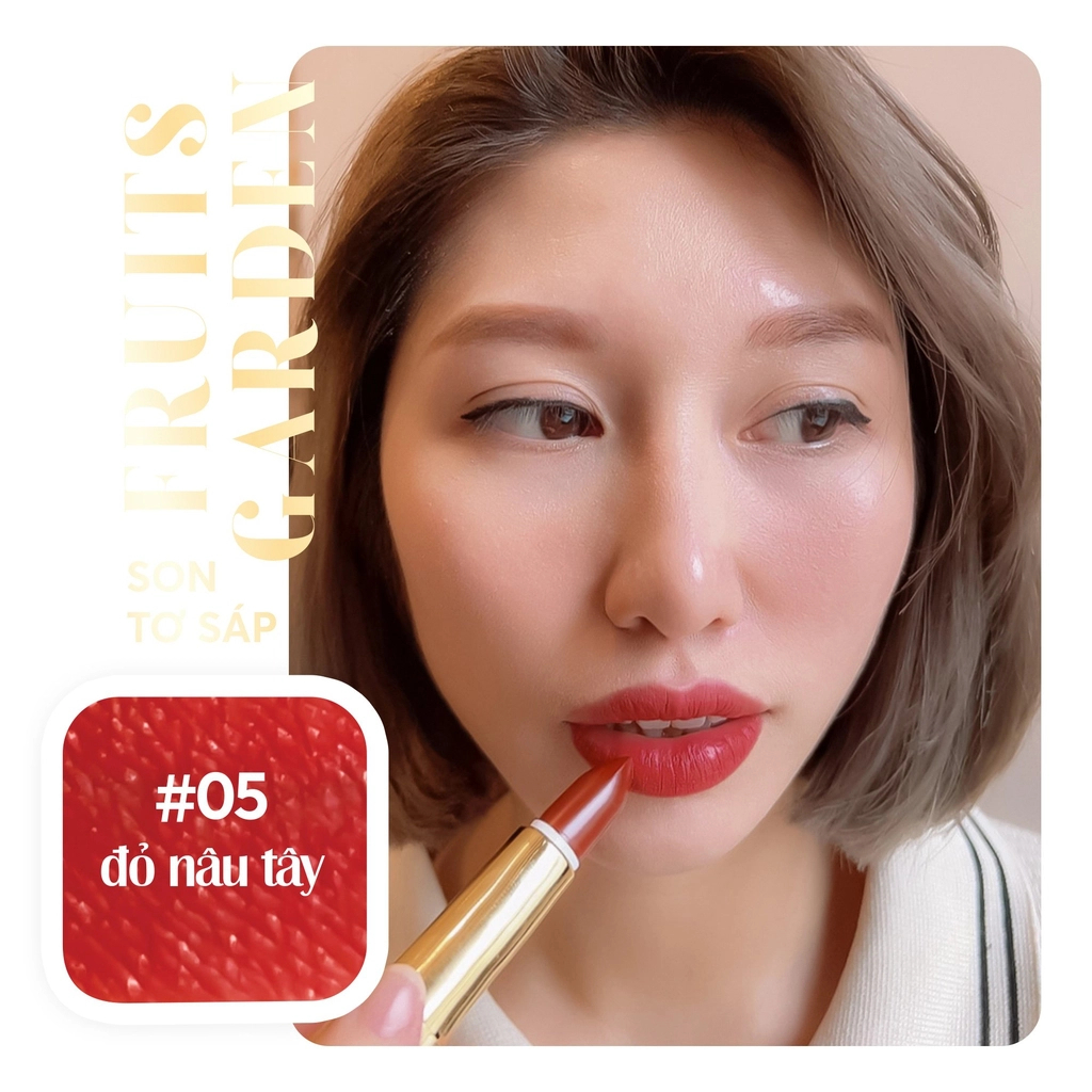 Son tơ sáp Fruits Garden Dear Nature 4gr