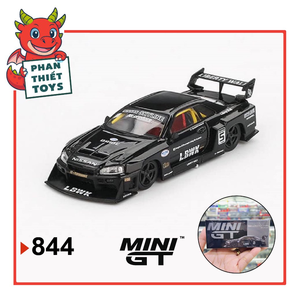 Mô Hình Nissan LB-ER34 Super Silhouette SKYLINE