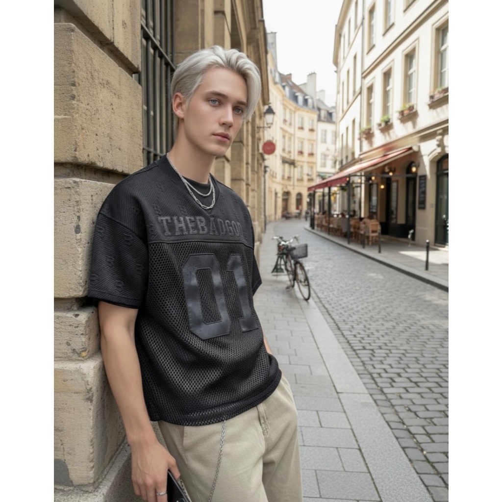 Áo Thun Lưới Nam Nữ The Bad God Brian Jersey Local Brand Form Boxy | BigBuy360 - bigbuy360.vn