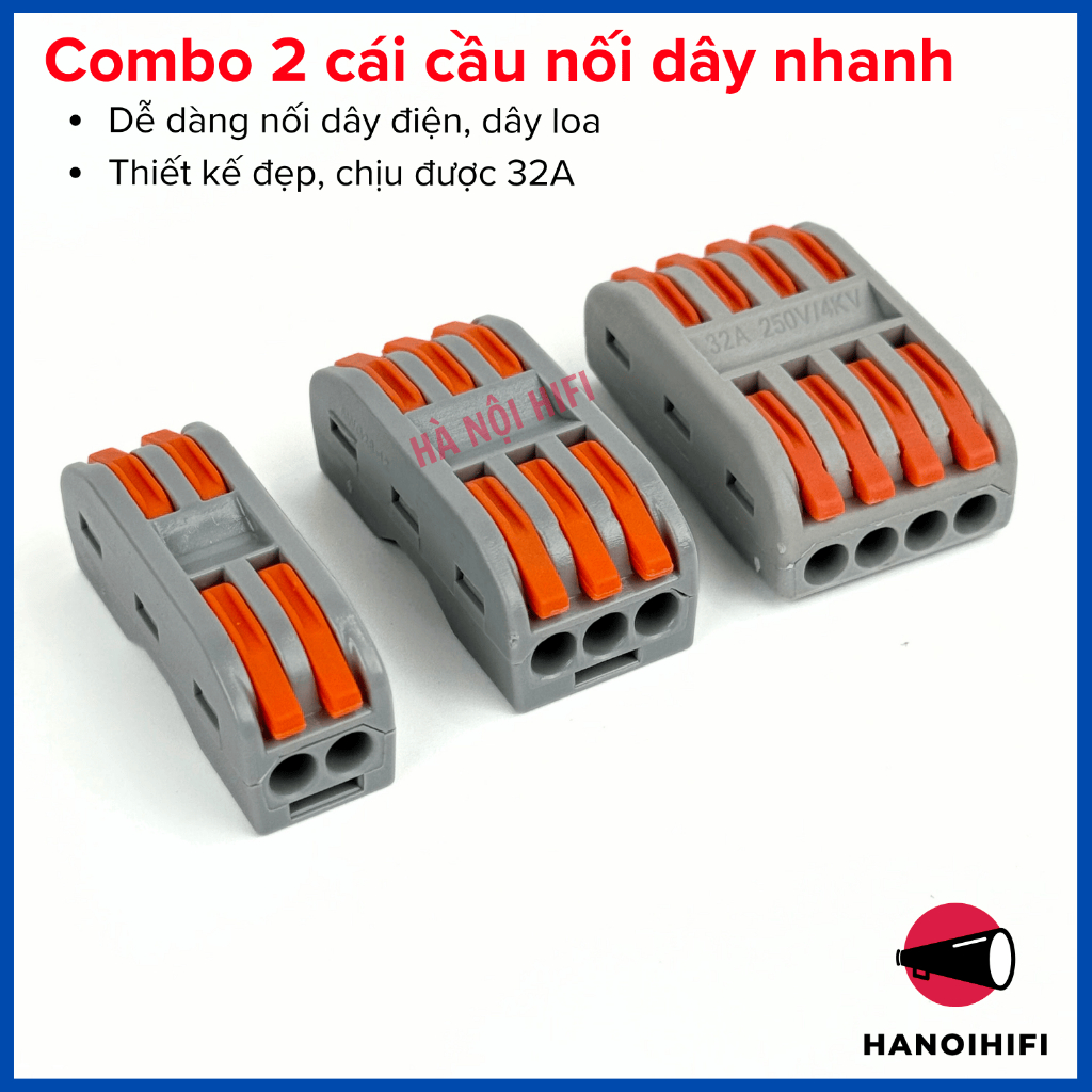 Cầu nối dây nhanh, cầu nối dây điện, nối loa rất dễ dàng và tiện lợi từ HÀ NỘI HIFI