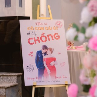 [MS 201-250] Bảng Welcome Đám Cưới