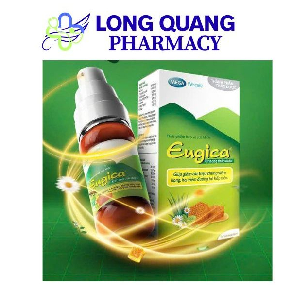 Xịt họng thảo dược Eugica Mega We Care (Date 10/08/2025)