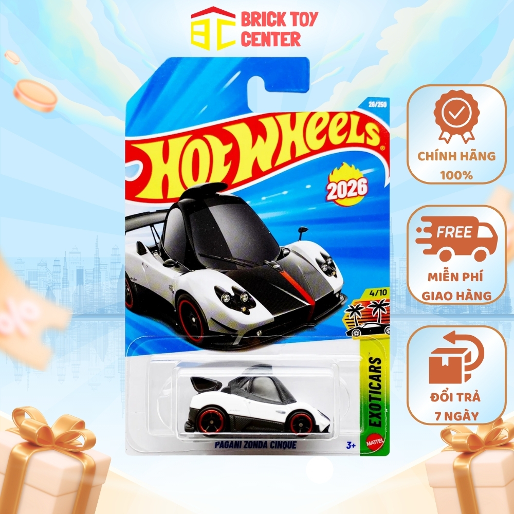 Siêu Xe Hot Wheels Pagani Zonda Cinque