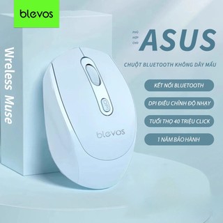  Chuột không dây Bluetooth tự sạc pin Blevos X13 wireless 2.4G chống ồn siêu nhạy dùng cho laptop MCBook PC Tablet IPAD 