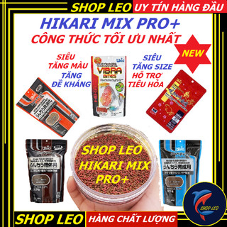  Cám Hikari MIX PRO+  HỘP SIÊU TO -Cám mix 5in1 Super Red,3in1 2in1 Thức ăn cám trùn huyết đỏ kích size,kích màu cho cá 