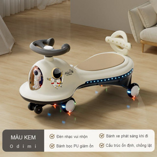  Xe lắc chòi chân phi hành gia cho bé - xe có nhạc có đèn 