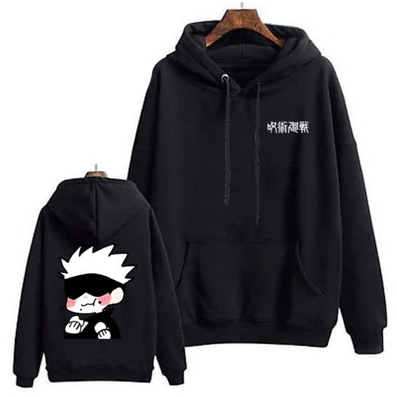 áo hoodie Jujutsu kaisen - áo hoodie nam gojo satoru , áo in chipi gojo satoru