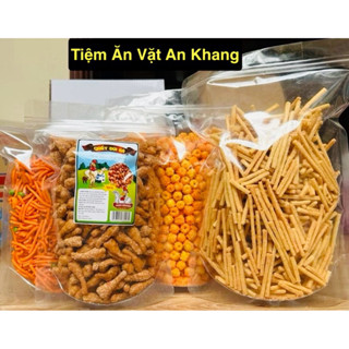  Combo 2Kg 4 Món Snack Bim Bim 4 Vị Khác Nhau Gồm Quẩy Đùi Gà Pho Mai Nui Sấy Ngó Sen Tăm Đậu Hà Lan 