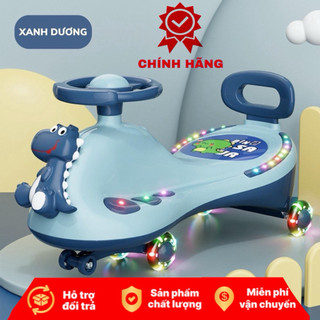  Xe lắc chòi chân khủng Long cho bé có nhạc có đèn đủ màu bánh xe cũng có đèn 