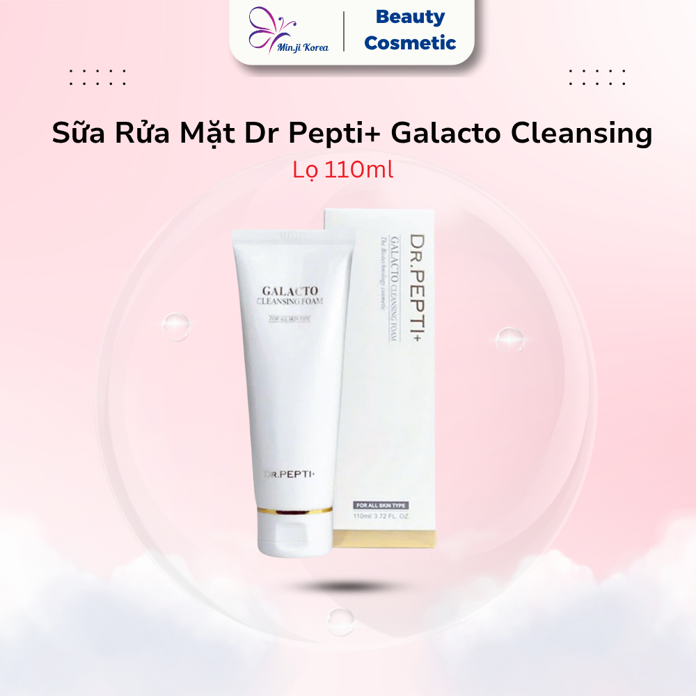 Sữa Rửa Mặt Dr Pepti+ Galacto Cleansing Foam Medi-Peel Hàn Quốc, Cải Thiện Bề Mặt Da Và Ngăn Ngừa Hì