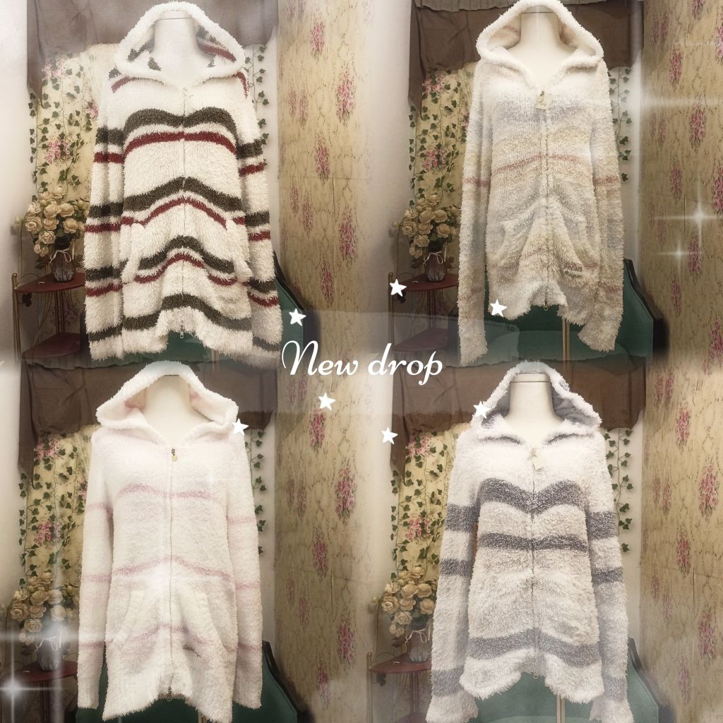 ☁️ BUDO THRIFT ☁️ DOUBLE ZIPS hoodie GELATO PIQUE