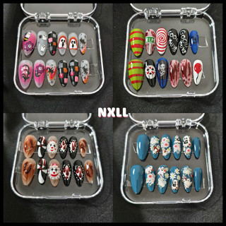  Bộ 12 Móng Tay Giả Cao Cấp Nail Box Thiết Kế Đính Đá Sang Trọng 