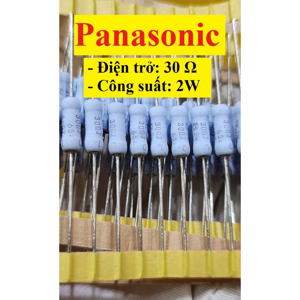 [Panasonic ] Điện trở 30R - 2W -  5% chính hãng