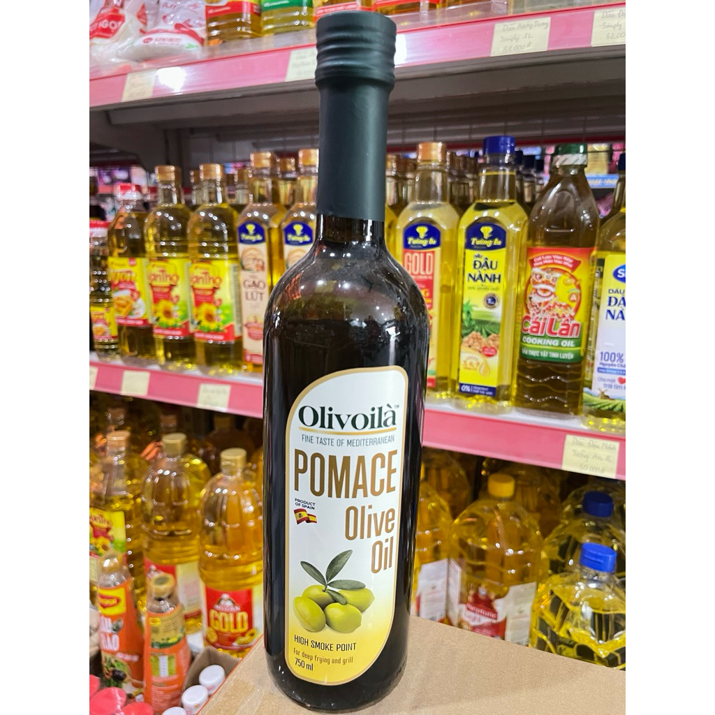 [Chính Hãng] Dầu Olive Olivoilà Pomace chai 750 ml