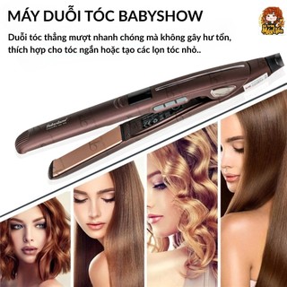 Máy ép tóc - máy duỗi tóc baby show - máy duỗi tóc mượt -BÀ TRÙM MÁY UỐN THANH PHẠM