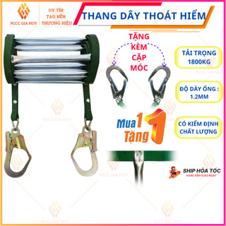  Thang dây thoát hiểm dành cho chung cư và nhà cao tầng - thang dây cứu sinh,độ bền cao tải trọng lớn 