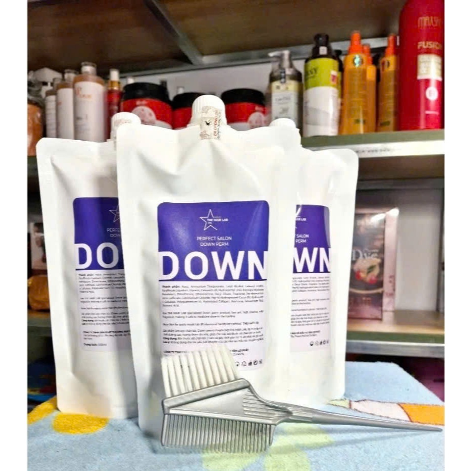 Kem ép side tóc Down Perm 500gr, cho cả nam và nữ, tạo kiểu tốt mùi thơm