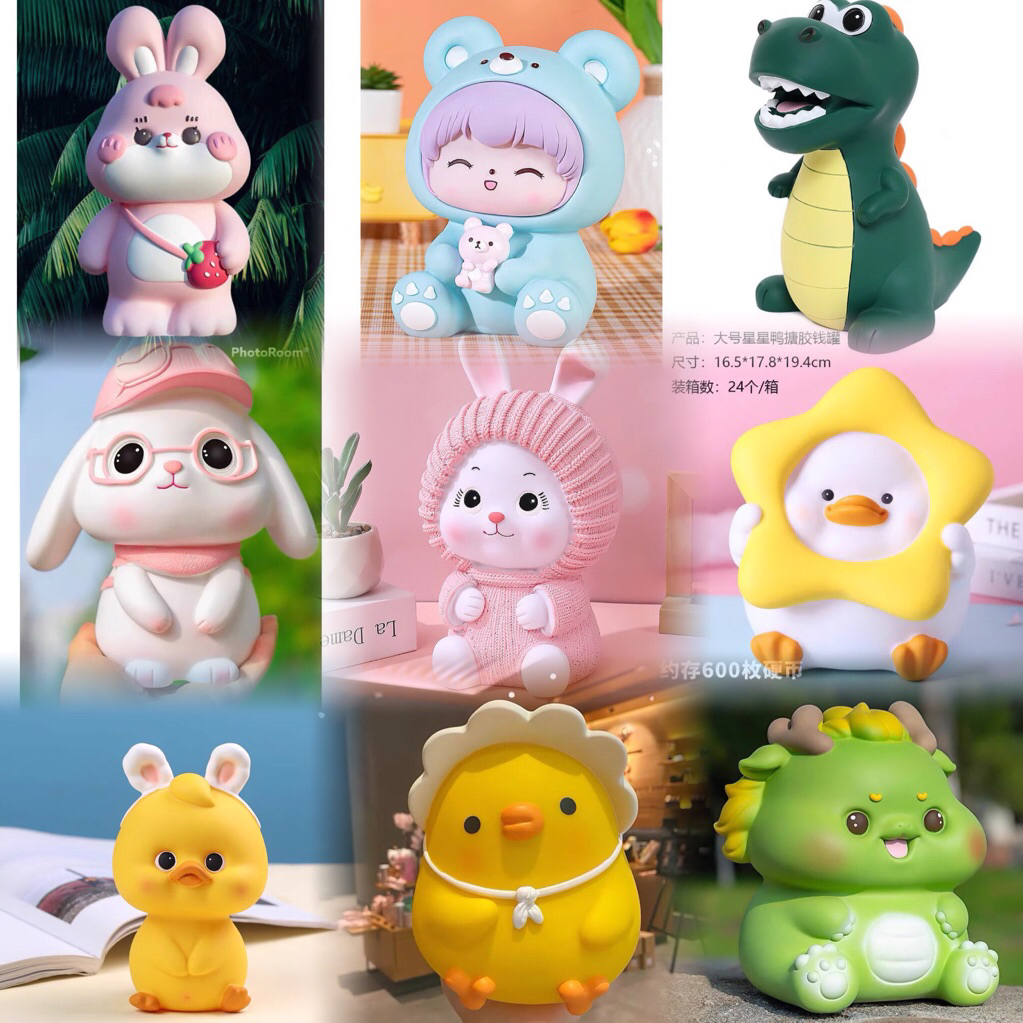 [ Tặng 6 màu 1 bút ]tô tượng thạch cao loại to cao từ 18 đến 30 cm