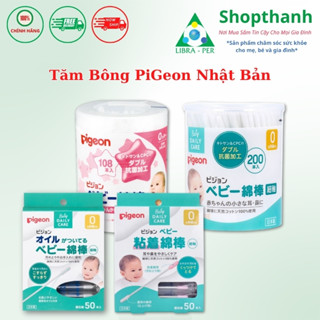  Tăm Bông Ngoáy Tai Tẩm Dầu Nội Địa Nhật Vệ Sinh Tai Mũi - Thân Mỏng Mềm Mại An Toàn Cho Bé 