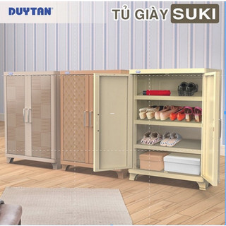 GIAO TOÀN QUỐC-Tủ Nhựa Giày Suki và SUKI 2C1N Duy Tân  hoa tiết mới 2026 (CHƯA RÁP / RÁP HOÀN THIỆN HÒA TỐC )