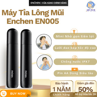  MÁY TỈA LÔNG MŨI MINI ENCHEN EN005 – NHỎ GỌN ÊM ÁI CẮT TỈA CHUẨN XÁC Lưỡi dao tháo rời dễ vệ sinh 