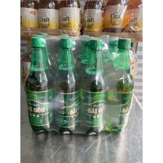 Bia Tươi Bến Thành Sài Gòn Xanh 900ml - vol 4.5% (lốc 12 chai)