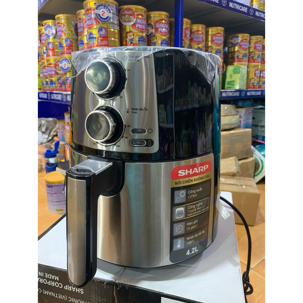 Nồi chiên không dầu 4,2 Lít (Nhật Bản) SHARP KF-AF42MV-ST